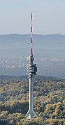 Aerial view of Television Tower St. Chrischona