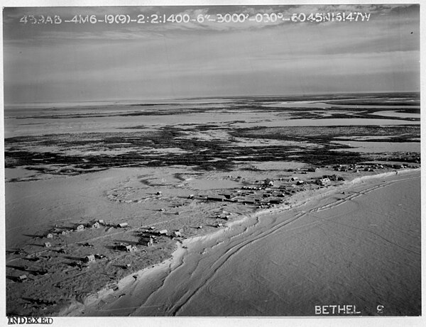 Bethel in the 1940s, winter