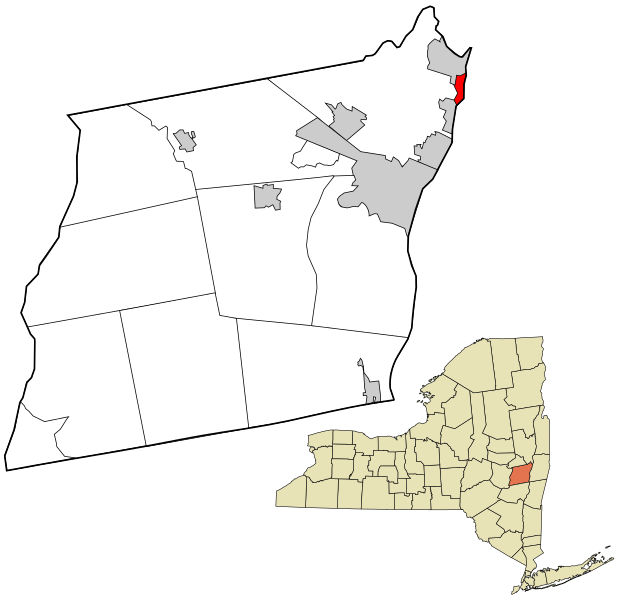 File:Albany County New York incorporated and unincorporated areas Green Island highlighted.svg