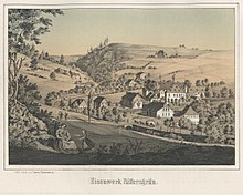 Arnoldshammer um 1850, zeitgenössischer Stich