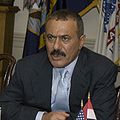 Ali Abdullah Saleh, président yéménite, photographié en 2004.