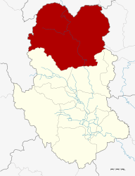 Distretto di Si Satchanalai – Mappa