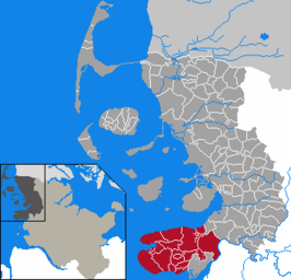 Kaart van Eiderstedt
