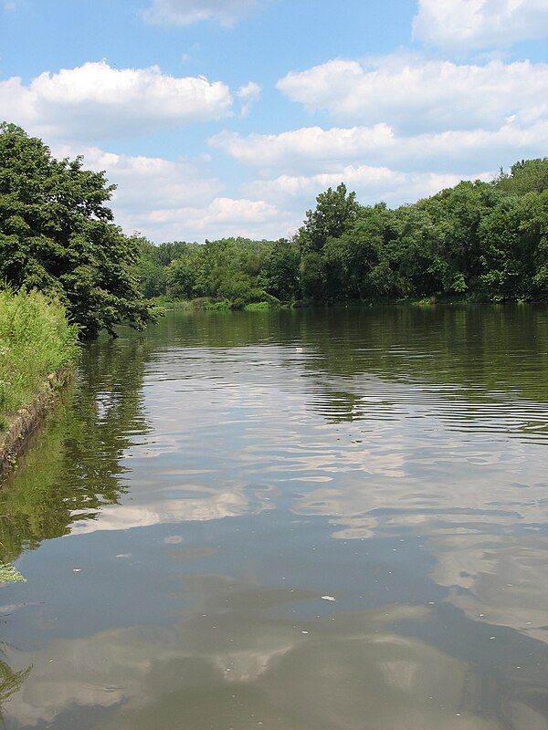 Anacostia River adjacent to the United States National Arboretum in Washington, D.C.