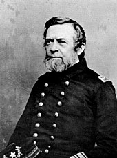 Andrew Foote, who became a rear admiral in the Civil War shortly after sailing as a passenger on the first leg of the Spray's final journey. Andrew H. Foote.jpg