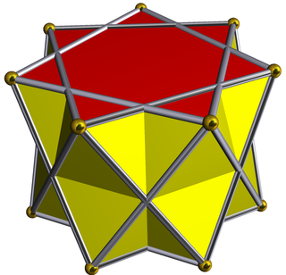 Heptagrammic antiprism (7/2) polyhedron with 16 faces