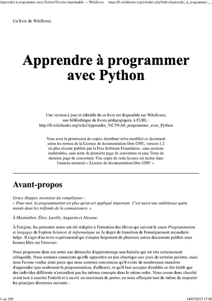 File:Apprendre à programmer avec Python-fr.pdf