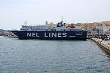 Aqua Spirit at Syros. Aqua Spirit Boat of Nel Lines.JPG