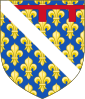 Coat of arms of Philippe of Anjou, prince of Tarente, before 1313 of Taranto