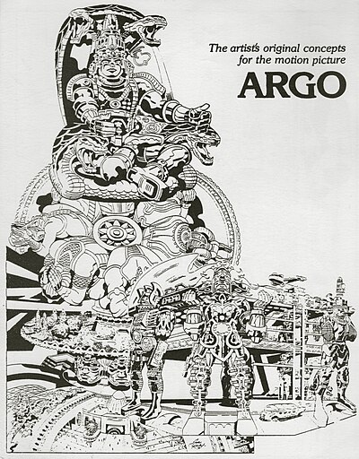Concept art for Lord of Light by Jack Kirby