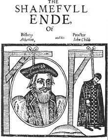 English bishop John Atherton, who helped extend the applicability of the Buggery Act to Ireland, was himself executed under the Act in 1640. Atherton, John (1598-1640) & Childe, John (16 -1640) - 1641.jpg