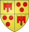Våbenskjold af greverne Auvergne og Boulogne.
