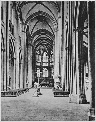 Interior of the Regensburg Cathedral