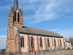 L'église de l'Assomption de Notre-Dame à Ban-de-Laveline