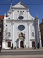 Baroková fasáda kostola