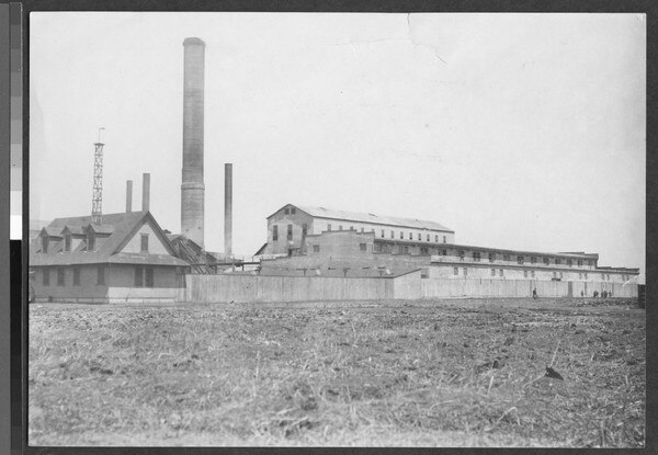 A factory on Barren Island, pictured c. 1911–1916