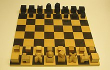 Bauhaus chess set by Josef Hartwig Bauhaus chess set.jpg