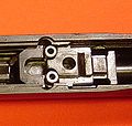 Роликове замикання: вузол замикання чехословацького пістолета CZ 52 при відкритому затворі