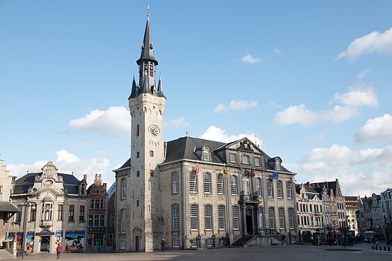 Belfry and Town Hall in Lier, Belgium