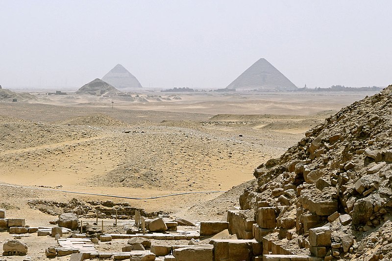 File:Bend Pyramid and Red Pyramid of Dahshur - panoramio.jpg