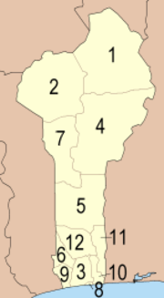 Benin'in departmanları için küçük resim