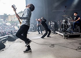 Greg Ginn, Mike Vallely, Tyler Smith, kaj Isaias Gil koncerte en Denver, Koloradio, 2019