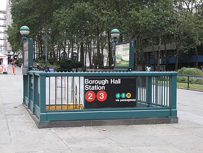 How to get to Borough Hall with public transit - About the place