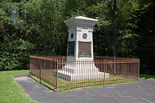 The grave of General Edward Braddock. Braddock's Grave.jpg