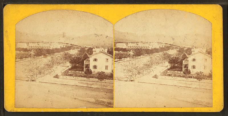 File:Brigham Young's house, Salt Lake City, from Robert N. Dennis collection of stereoscopic views.jpg