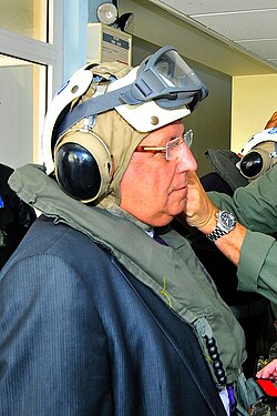 Bulgarian defense minister prepares to visit USS Enterprise. (8096711064).jpg