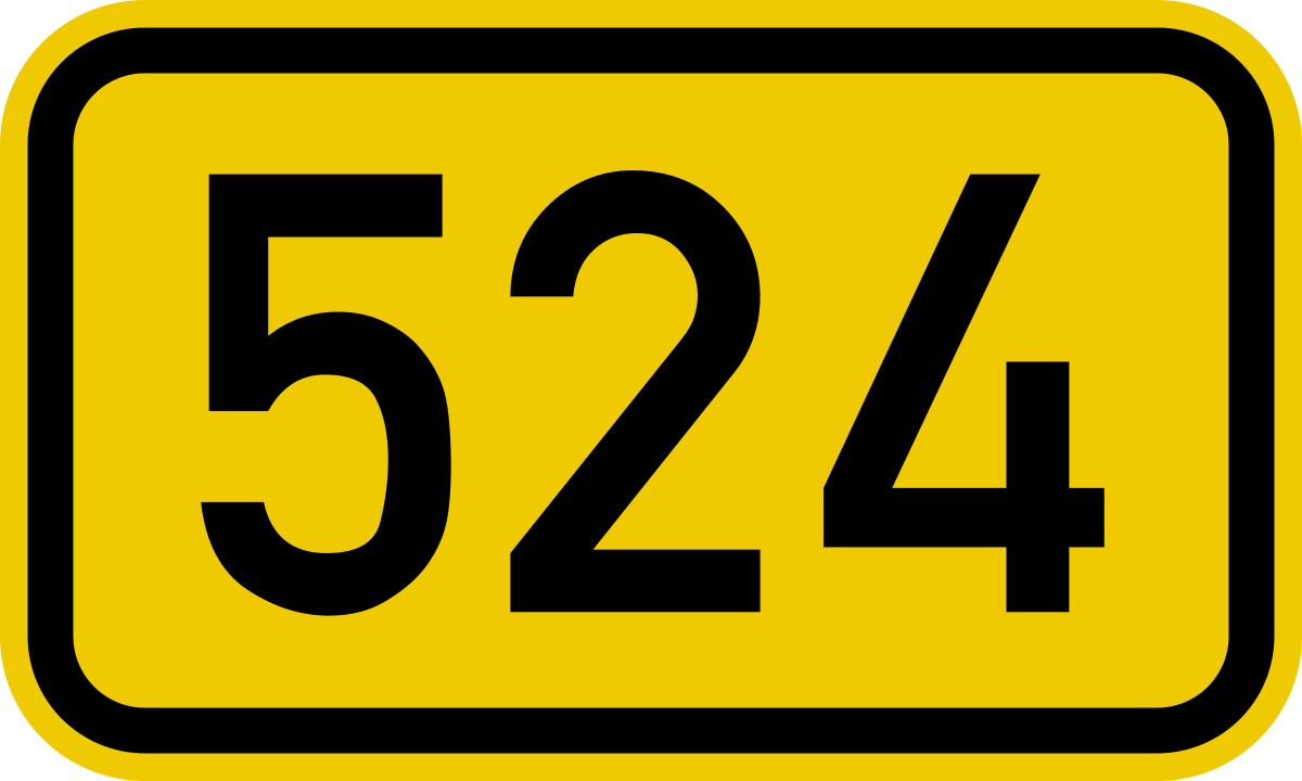 File:Bundesstraße 524 number.svg - Wikimedia Commons