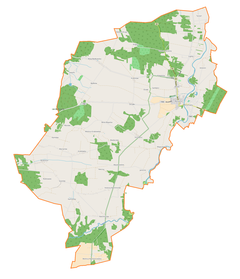 Mapa lokalizacyjna gminy Burzenin