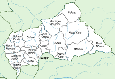 Préfectures de la République centrafricaine