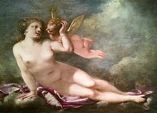  286 Venere tra le nubi con amorino - Pietro Liberi