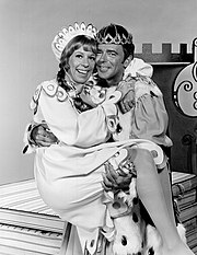 Carol Burnett and Ken Berry in the 1972 television production. Carol Burnett Once Upon a Mattress 1972.JPG