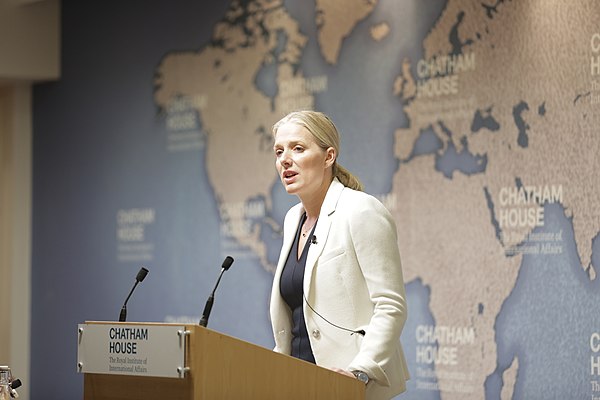 McKenna speaking at Chatham House in 2017