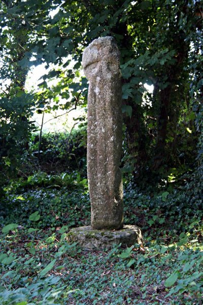 One of the crosses at Tregaminion Chapel