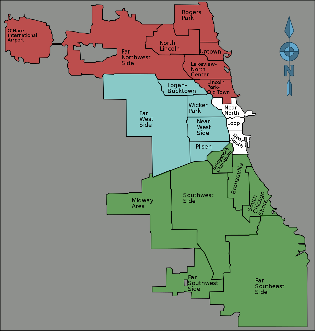 carte usa position chicago