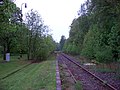 Čeština: Chlumec, okres Ústí nad Labem. Nádraží Chlumec u Chabařovic, kolejiště. English: Chlumec, Ústí nad Labem District, Ústí nad Labem Region, Czech Republic. Train station Chlumec u Chabařovic. Camera location 50° 42′ 13.1″ N, 13° 55′ 35.1″ E    View all coordinates using: OpenStreetMap