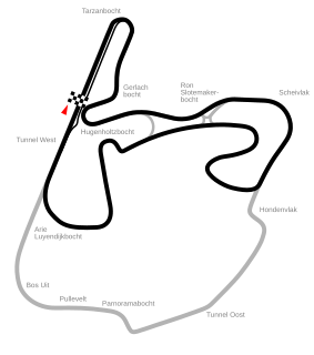 Circuit Zandvoort motorsport track in the Netherlands