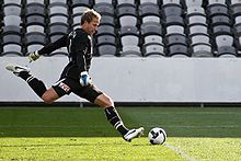 Clint Bolton takes a kick for Sydney FC Clint Bolton.jpg