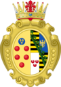 Escudo de armas de Anna Maria Franziska de Saxe-Lauenburg.png