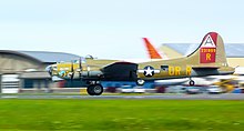 Collings Foundation's Nine-O-Nine coming in to land at Paine Field, Washington State, on June 15, 2012