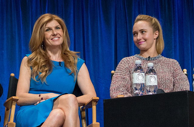 Connie Britton and Hayden Panettiere at the PaleyFest 2013 panel for the show