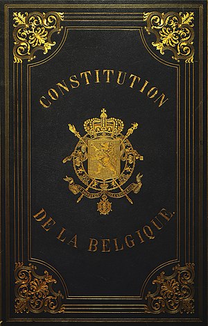 Konstitucio De Belgio: Konstitucio