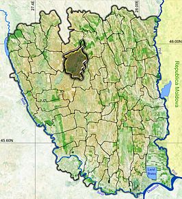 Amplasarea în cadrul județului Localizarea comunei pe harta României