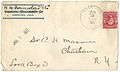 A letter mailed from Crestone in 1911