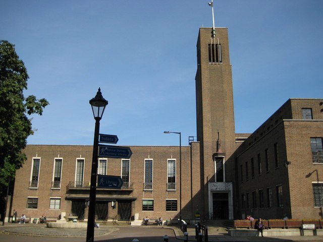 Hornsey Town Hall, completed in 1935