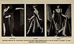 Teaterkostymer ritade av Aleksandra Ekster för uppsättningen av Oscar Wildes Salome 1922 på Kamernyteatern i Moskva.