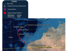 A JTWC image of the track of Cyclone Quang from April 2015 CycloneQuangApr2015.png